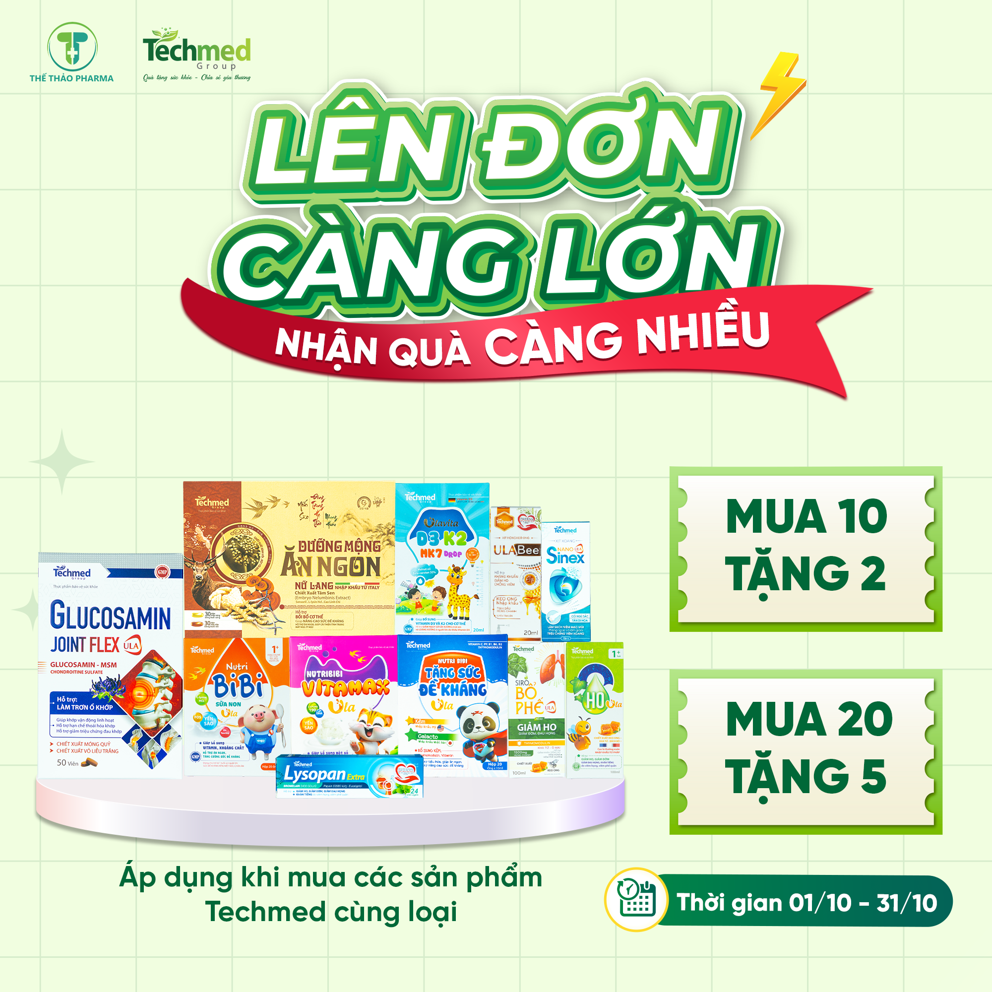 🎁 LÊN ĐƠN CÀNG LỚN – NHẬN QUÀ CÀNG NHIỀU 🎁